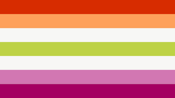 agender lesbian flag by agenderlesbians / theybian